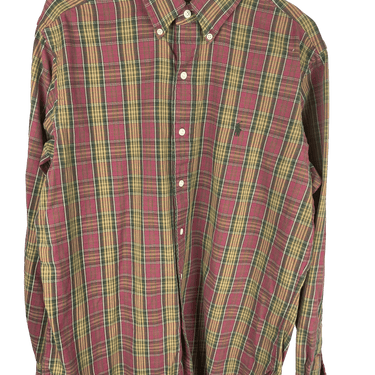 Chemise Ralph Lauren manches longues gros carreaux