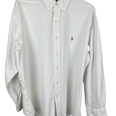 Chemise Ralph Lauren blanche manches longues