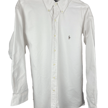 Chemise Ralph Lauren blanche manches longues