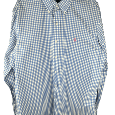 Chemise Manches Longues Petits Carreaux Ralph Lauren